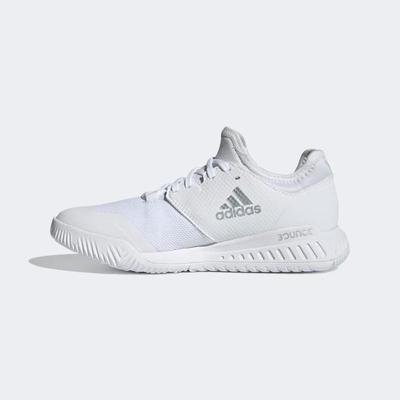 Adidas Womens Court Team Bounce Indoor Court Shoes -  White/Black - main image