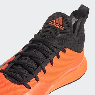 Adidas Mens Defiant Generation Tennis Shoes - Solar Red/Black - main image