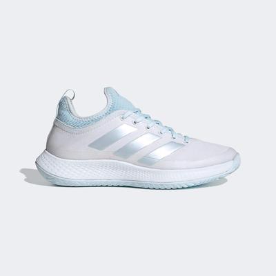 Adidas Womens Defiant Generation Tennis Shoes - Cloud White/Sky Tint - main image