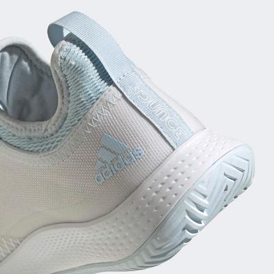Adidas Womens Defiant Generation Tennis Shoes - Cloud White/Sky Tint - main image