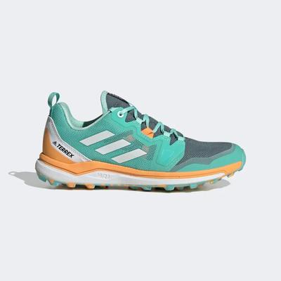 Adidas Womens Terrex Agravic Trail Running Shoes - Hazy Emerald - main image