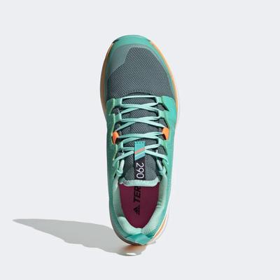 Adidas Womens Terrex Agravic Trail Running Shoes - Hazy Emerald - main image