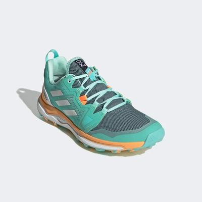 Adidas Womens Terrex Agravic Trail Running Shoes - Hazy Emerald - main image