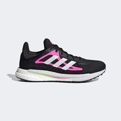Adidas Womens Solar Glide 3 Running Shoes - Core Black/Screaming Pink - main image