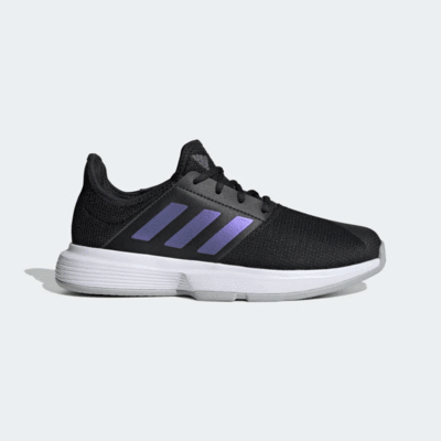 Adidas Womens GameCourt Tennis Shoes - Core Black - main image