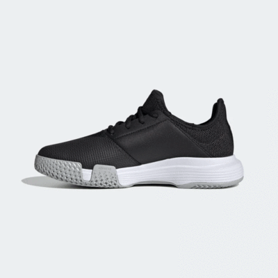 Adidas Womens GameCourt Tennis Shoes - Core Black - main image