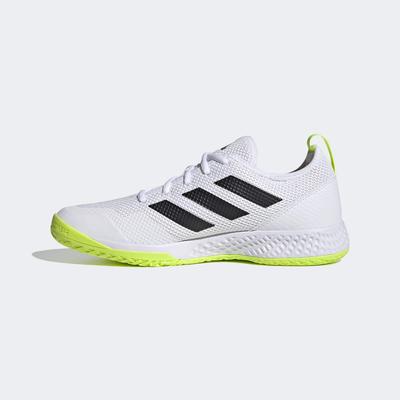 Adidas Mens Court Control Tennis Shoes - Cloud White/Yellow - main image