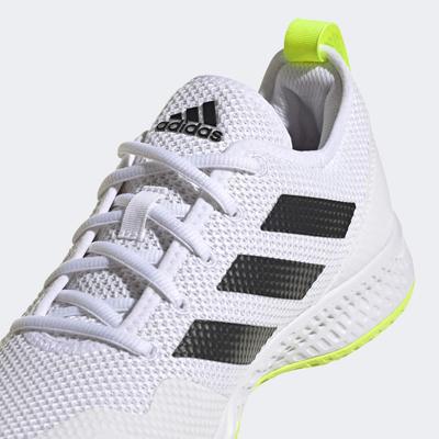 Adidas Mens Court Control Tennis Shoes - Cloud White/Yellow - main image