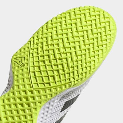 Adidas Mens Court Control Tennis Shoes - Cloud White/Yellow - main image