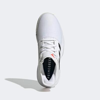 Adidas Womens GameCourt Tennis Shoes - Cloud White/Black - main image