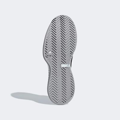 Adidas Mens Adizero Ubersonic 3 Tennis Shoes - Black/White - main image