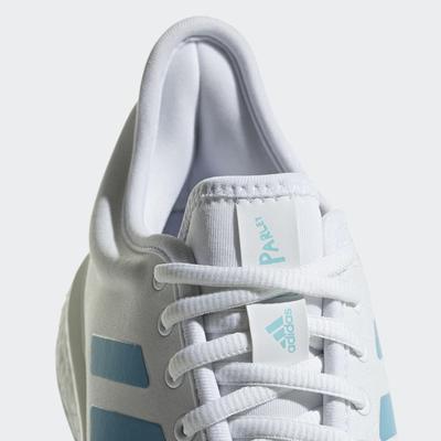 Adidas Womens SoleCourt Parley Tennis Shoes - Blue Spirit/White - main image