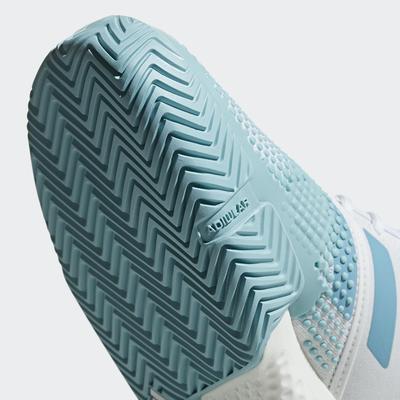 Adidas Womens SoleCourt Parley Tennis Shoes - Blue Spirit/White - main image