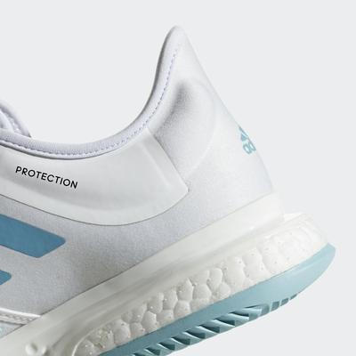 Adidas Womens SoleCourt Parley Tennis Shoes - Blue Spirit/White - main image