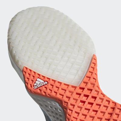Adidas Womens Adizero Club Shoes Tennis Shoes - Glow Blue/Tech Ink/Hi-Res Coral - main image