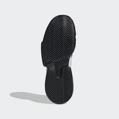 Adidas Mens SoleMatch Bounce Tennis Shoes - White/Core Black - main image