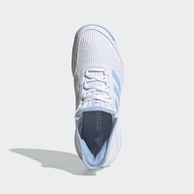 Adidas Kids Adizero Club Tennis Shoes - White/Cloud White