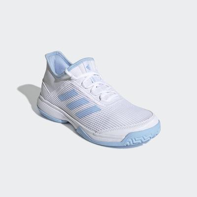 Adidas Kids Adizero Club Tennis Shoes - White/Cloud White - main image