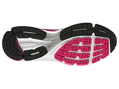 Adidas Womens Response Cushion 21 Shoes - White/Bright Pink/Neo-Iron - main image