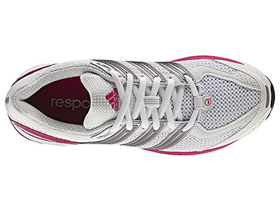 Adidas Womens Response Cushion 21 Shoes - White/Bright Pink/Neo-Iron - main image