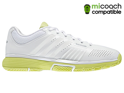 Adidas Womens adiPower Barricade 7.0 Tennis Shoes - White/Light Mauve - main image