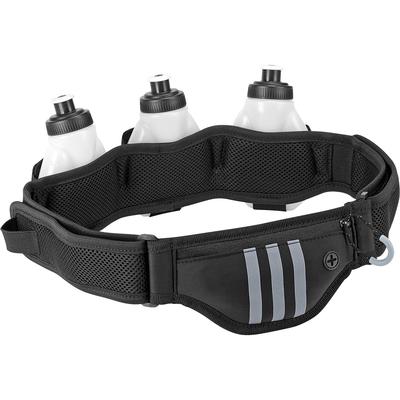 Adidas Bottle Belt (3 Bottles) - Black/Silver - main image