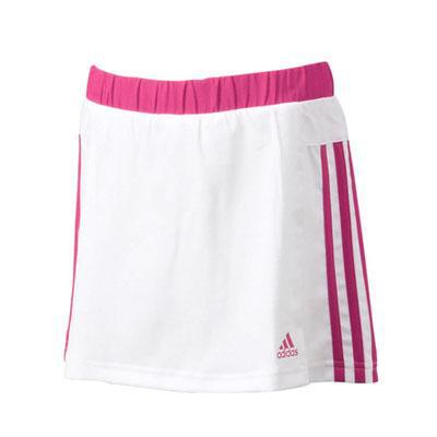 Adidas Girls Response Skort - White/Pink - main image