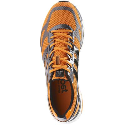 Adidas Mens Adizero Adios Boost Running Shoes - Orange/Black - main image