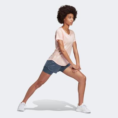 Adidas Womens Marathon 20 Two-In-One Shorts - Legacy Blue - main image
