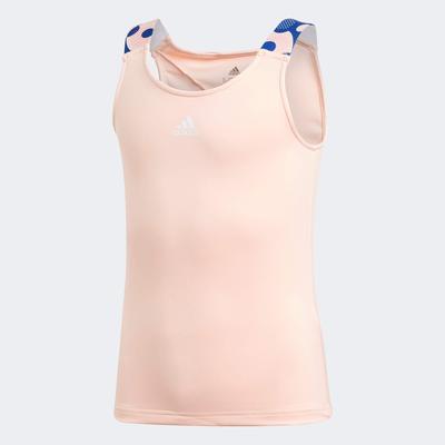 Adidas Girls Keyhole Tank - Haze Coral - main image