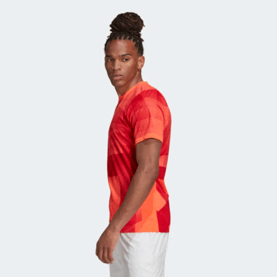 Adidas Mens Match Tennis T-Shirt - App Solar Red - main image
