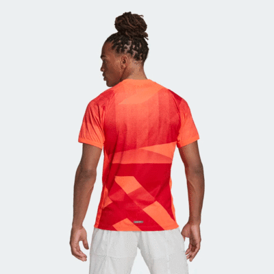 Adidas Mens Match Tennis T-Shirt - App Solar Red - main image