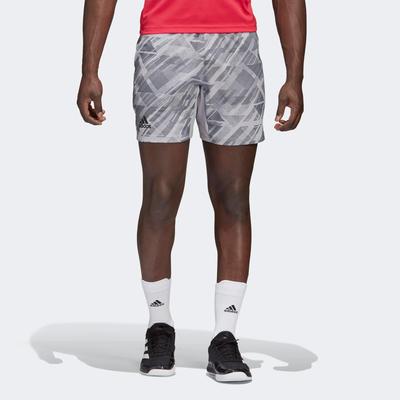 Adidas Mens Printed Shorts - Glory Grey - main image