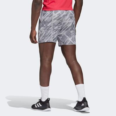 Adidas Mens Printed Shorts - Glory Grey - main image