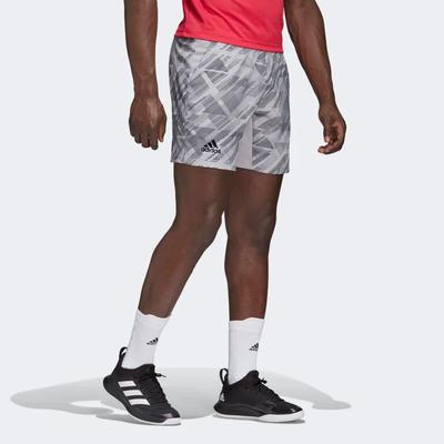 Adidas Mens Printed Shorts - Glory Grey - main image