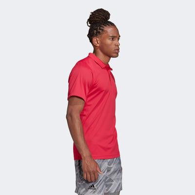 Adidas Mens Freelift Tennis Polo - Power Pink - main image