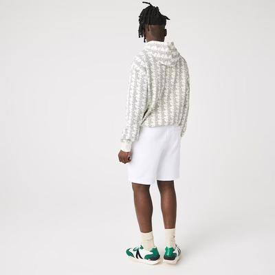 Lacoste Mens Sport Tennis Fleece Shorts - White - main image