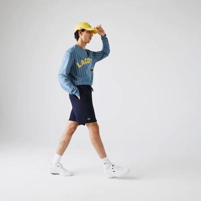 Lacoste Mens Fleece Tennis Shorts - Navy Blue - main image