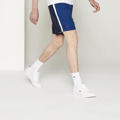 Lacoste Sport Mens Two Tone Shorts - Blue/White - main image