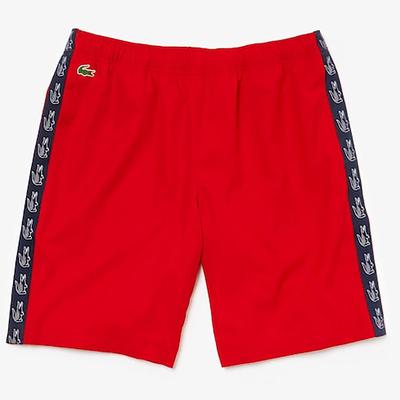 Lacoste Mens Shorts - Red/Navy Blue - main image