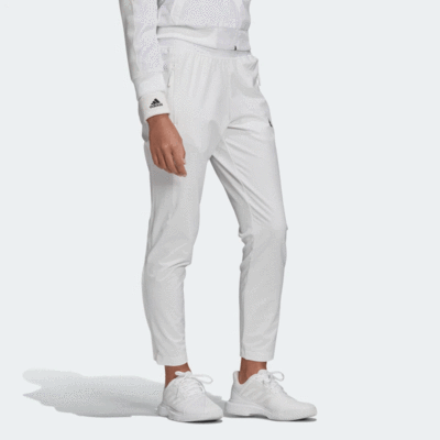 Adidas Womens Tennis Pants - White - main image