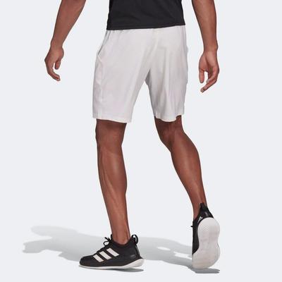 Adidas Mens Club Stretch-Woven Shorts - White
