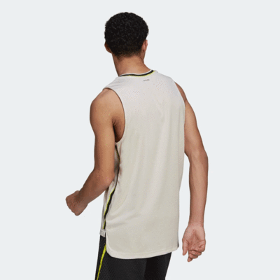 Adidas Mens Tennis Primeblue Tank - Aluminium - main image