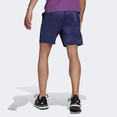 Adidas Mens Tennis Ergo 7-Inch Shorts - Blue - main image