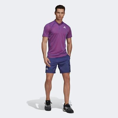 Adidas Mens Tennis Ergo 7-Inch Shorts - Blue - main image