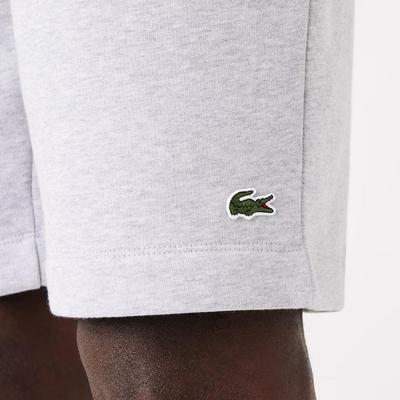 Lacoste Mens Brushed Cotton Fleece Tennis Shorts - Grey Chine - main image