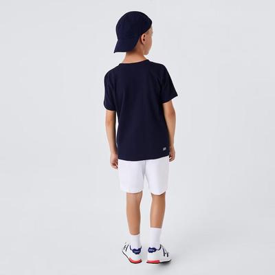 Lacoste Boys Diamond Taffeta Tennis Shorts - White - main image