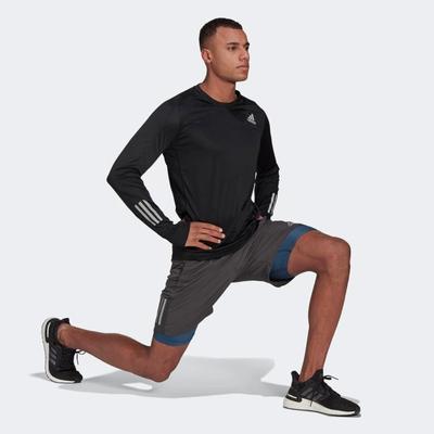 Adidas Mens Own The Run Long Sleeve Tee - Black - main image