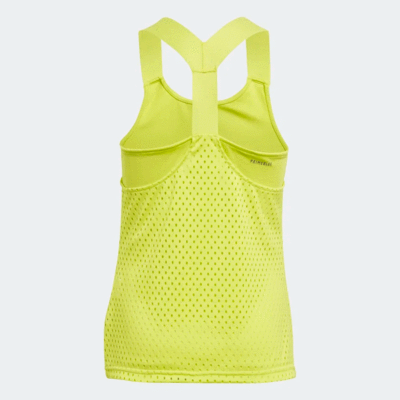 Adidas Girls Primeblue Y-Tank - Acid Yellow - main image