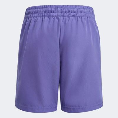 Adidas Boys Fall Club Shorts - Purple/White